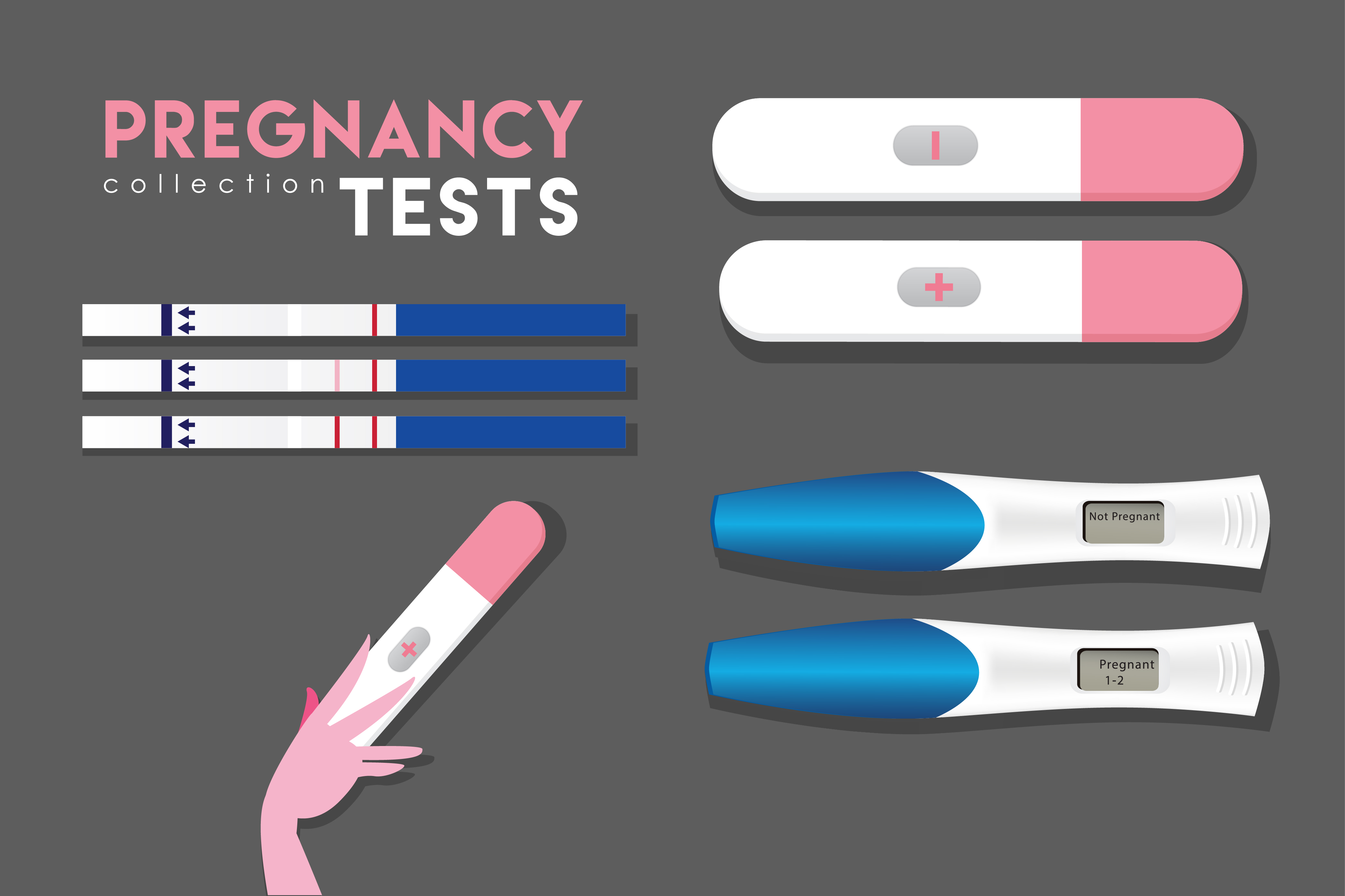 A pregnancy test is used to determine whether a woman is pregnant. 